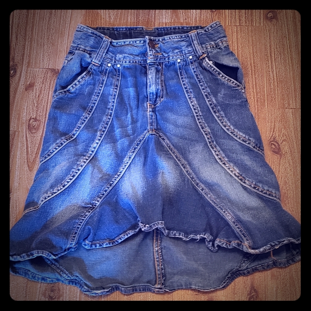 Girls size 8 jean skirt